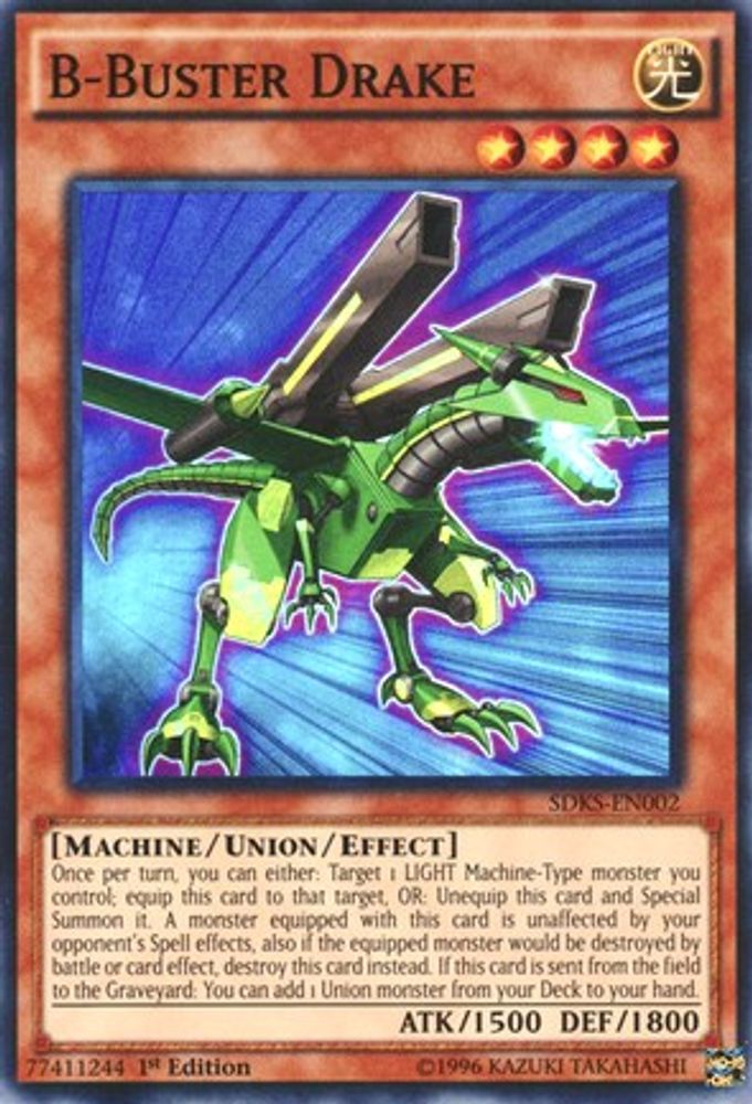 B-Buster Drake (SDKS-EN002) - Super Rare