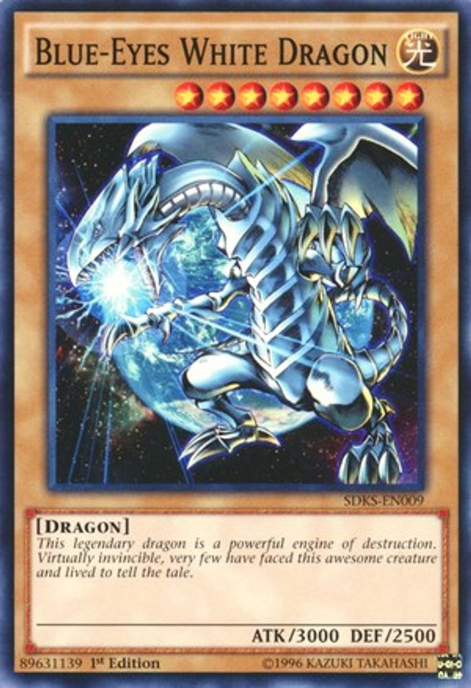 Dragon blanc aux yeux bleus [SDKS-EN009] Commun 