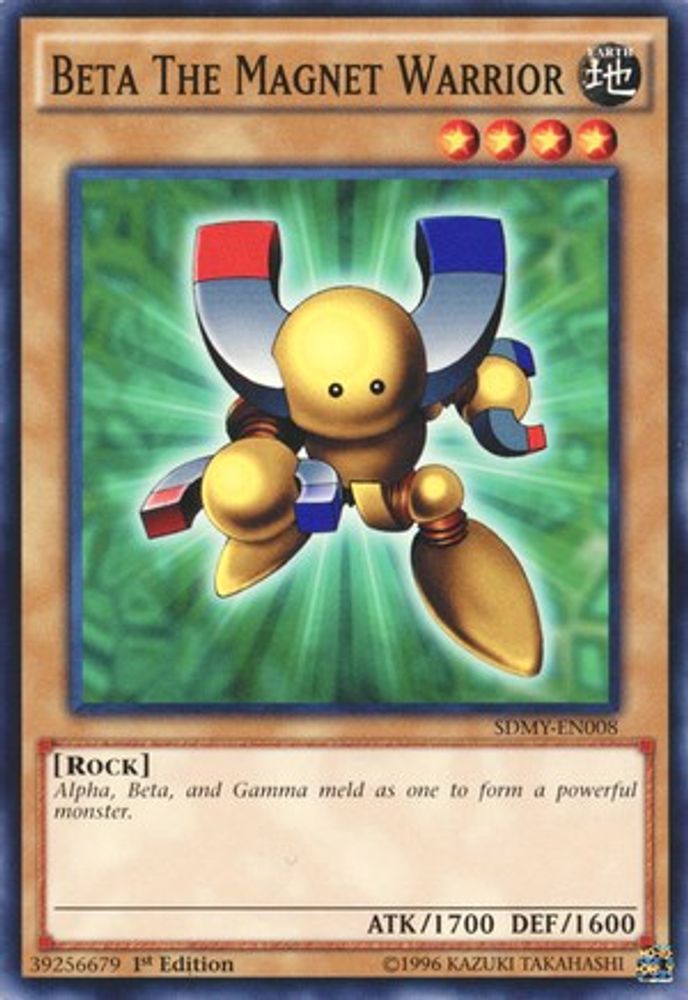 Beta The Magnet Warrior (SDMY-EN008) - Common