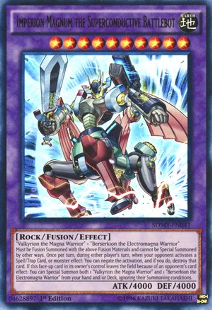 Imperion Magnum the Superconductive Battlebot (SDMY-EN041) - Ultra Rare