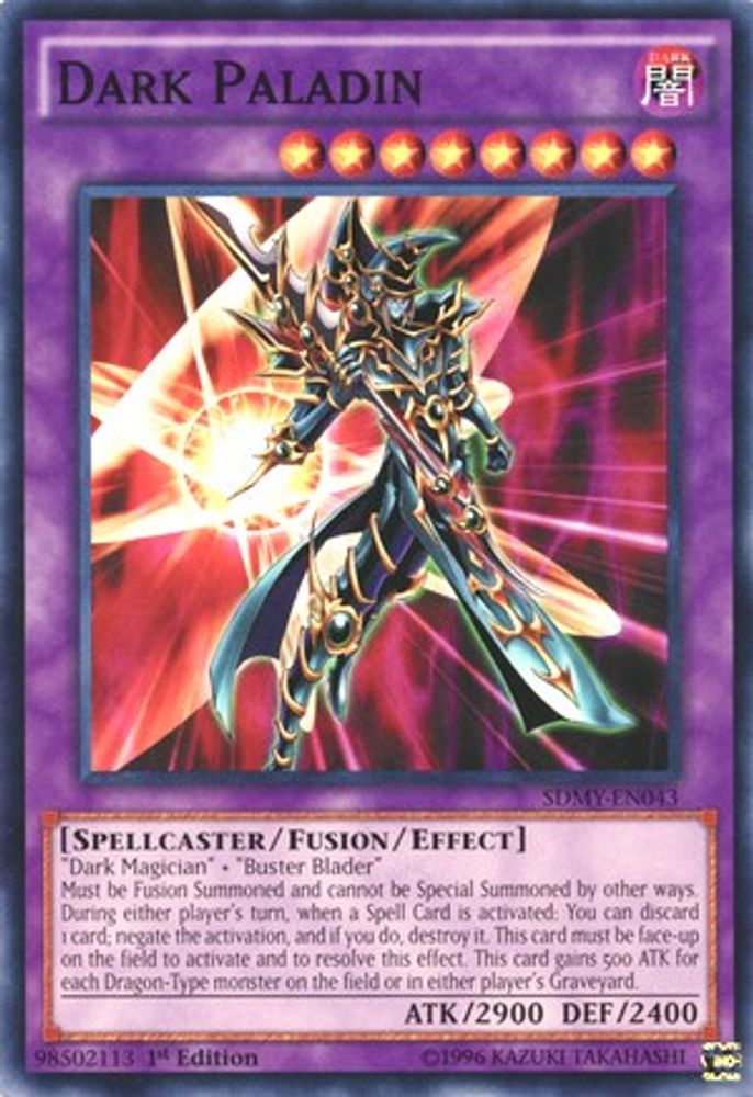 Dark Paladin (SDMY-EN043) - Common