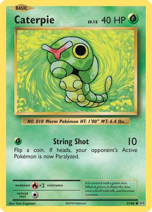 Caterpie (3/108) [XY : Evolutions] 