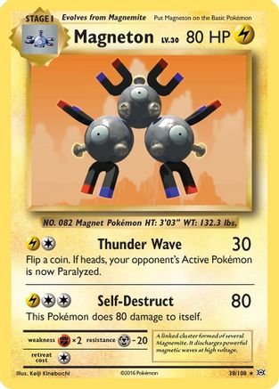 Magnéton (38/108) [XY : Evolutions] 