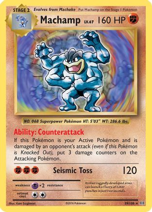 Machamp 059  - Holofoil - Holo Rare