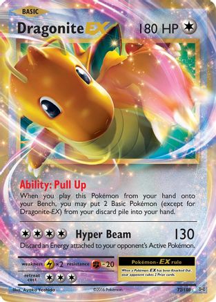 Dragonite EX 072  - Holofoil - Ultra Rare