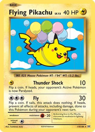 Flying Pikachu 110  - Secret Rare