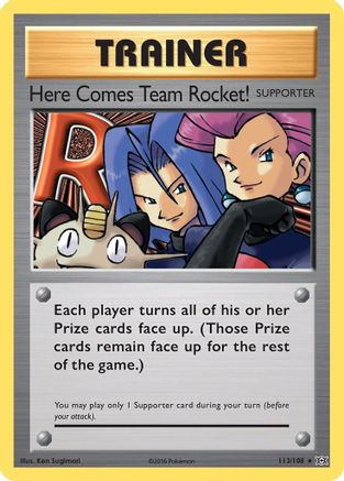 Here Comes Team Rocket! 113  - Secret Rare