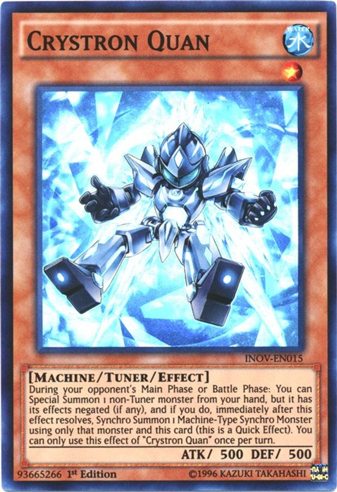 Crystron Quan [INOV-EN015] Super Rare 