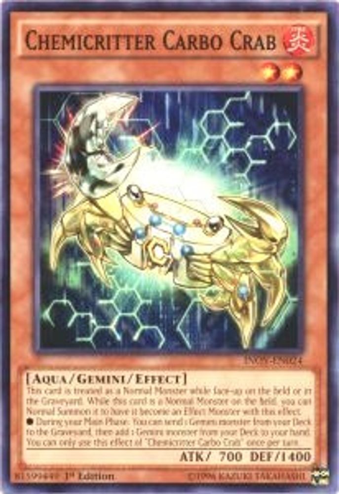 Chemicritter Carbo Crab (INOV-EN024) - Common