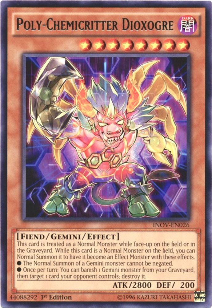 Poly-Chemicritter Dioxogre (INOV-EN026) - Rare