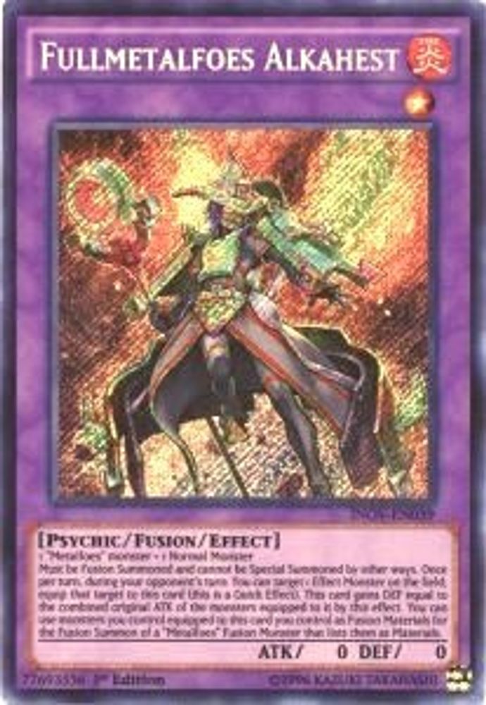 Fullmetalfoes Alkahest (INOV-EN039) - Secret Rare