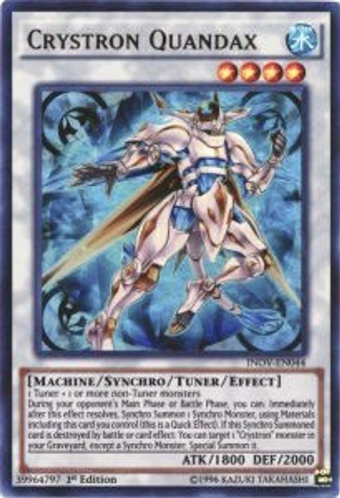 Crystron Quandax [INOV-EN044] Ultra Rare 