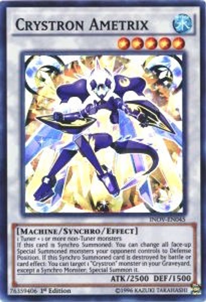 Crystron Ametrix [INOV-EN045] Super Rare 