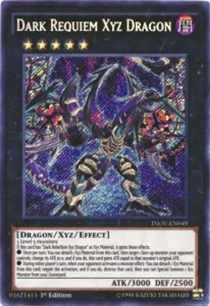 Dark Requiem Xyz Dragon (INOV-EN049) - Secret Rare