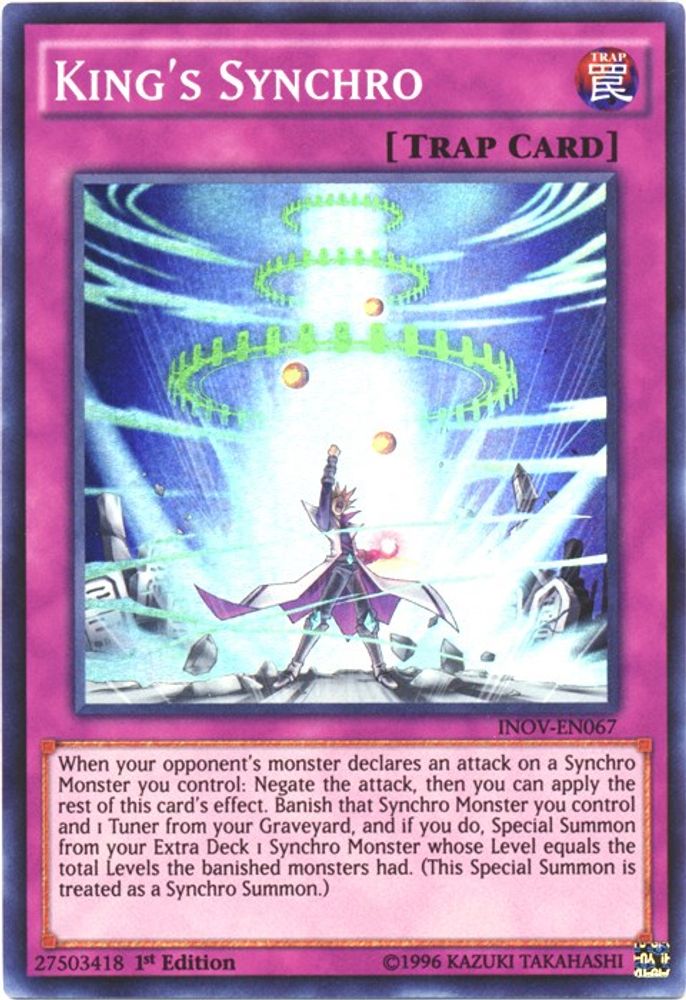 King's Synchro (INOV-EN067) - Super Rare