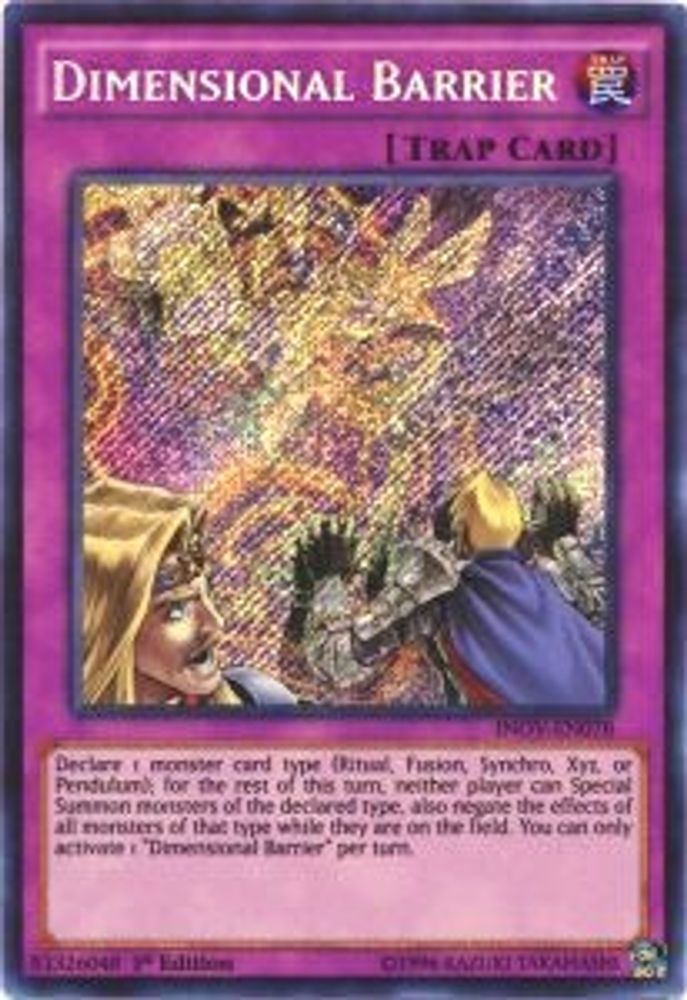 Barrière dimensionnelle [INOV-EN078] Secret Rare 