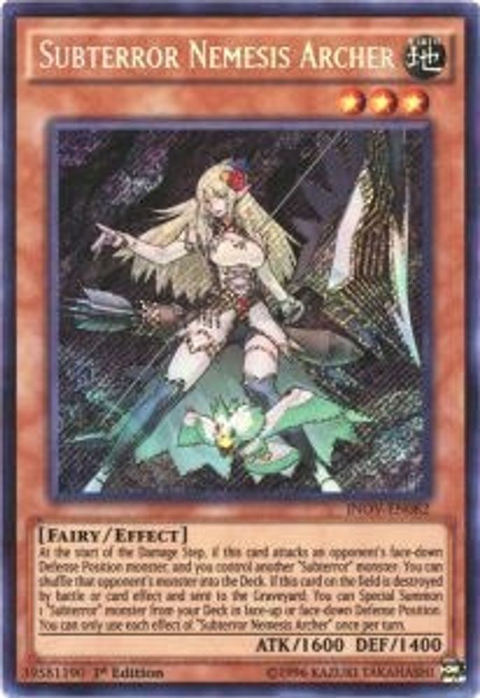 Subterror Nemesis Archer (INOV-EN082) - Secret Rare