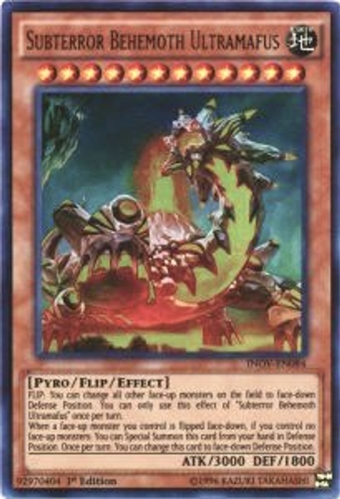 Subterreur Behemoth Ultramafus [INOV-EN084] Ultra Rare 