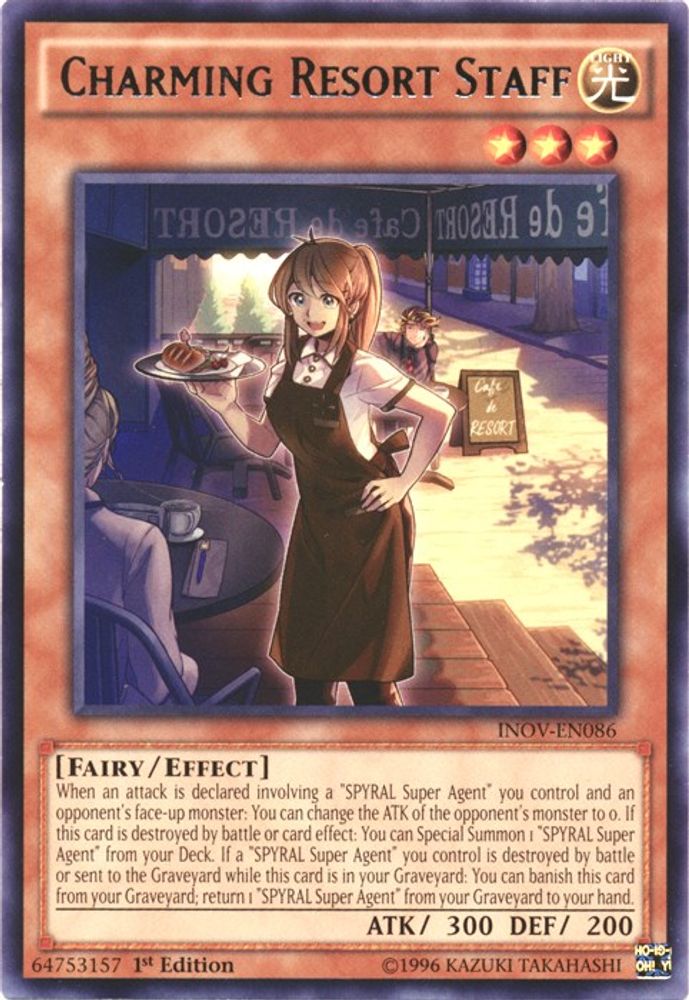 Charming Resort Staff (INOV-EN086) - Rare
