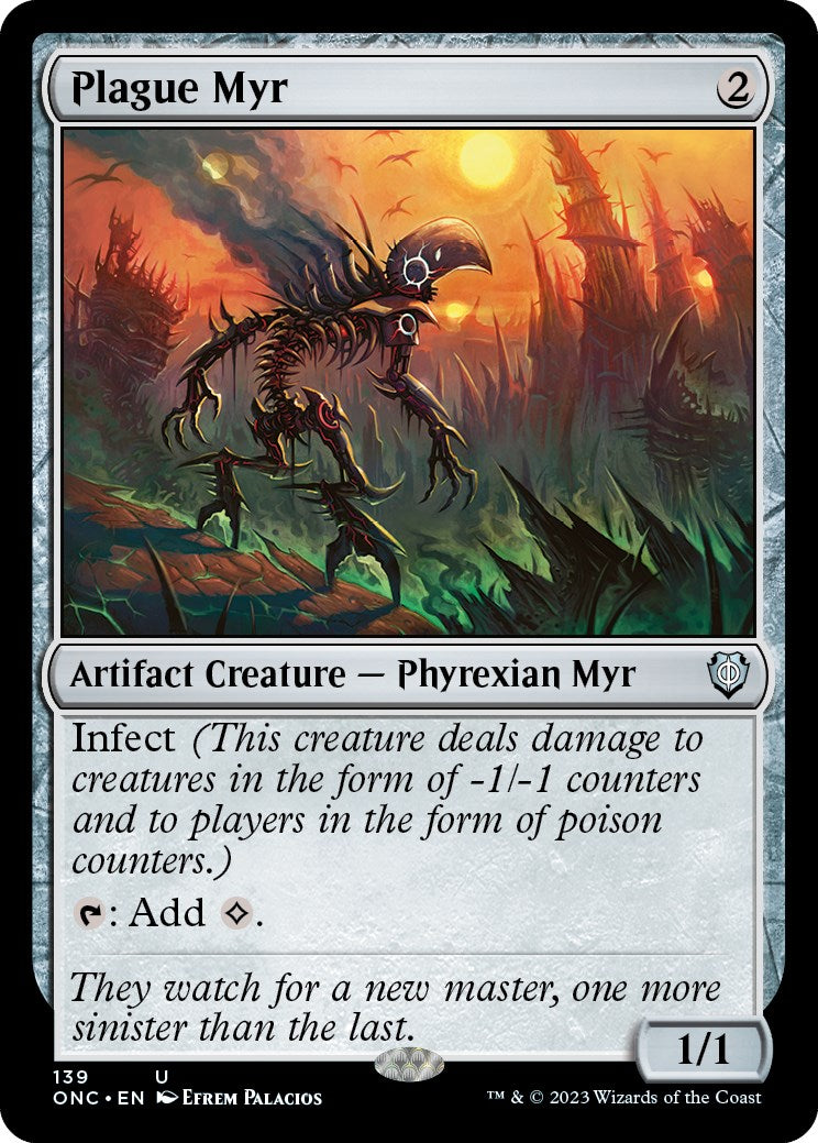 Plague Myr [Phyrexia : Tous seront un seul commandant] 