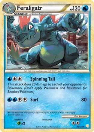 Feraligatr - 20/123 (Cosmos Holo)/123  - Holofoil - Holo Rare