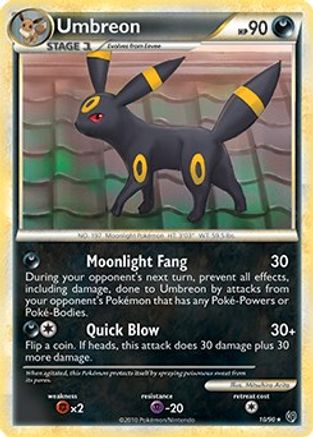 Umbreon (10/90) (Exclusivité Theme Deck) [HeartGold &amp; SoulSilver : Intrépide] 