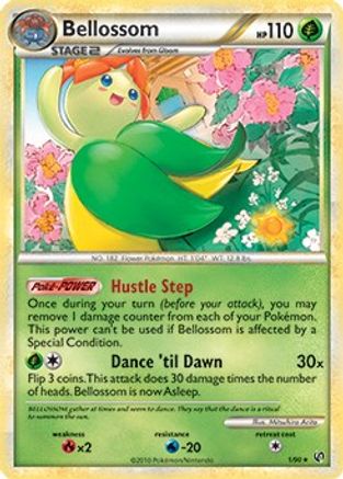 Bellossom - 1/90 (HGSS Undaunted)/090  - Rare