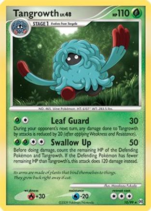 Tangrowth - 10/99 (DPPt Arceus)/099  - Rare
