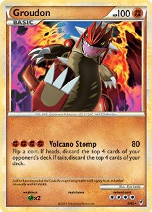 Groudon - 6/95 (Call of Legends)/095  - Rare