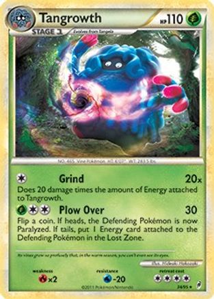 Tangrowth (34/95) (Thème Deck exclusif) [HeartGold &amp; SoulSilver : Call of Legends] 