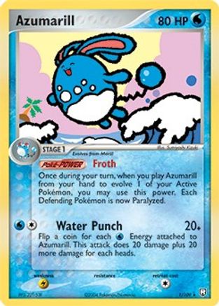 Azumarill - 1/109 (EX Team Rocket Returns)/109  - Rare