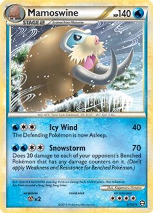 Mamoswine - 5/102 (Cracked Ice Holo)/102  - Holofoil - Holo Rare