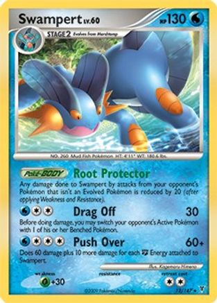 Swampert (12/147) (Thème Deck exclusif) [Platine : Supreme Victors] 
