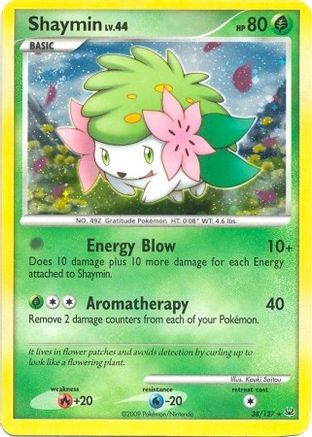 Shaymin - 38/127 (DPPt Platinum)/127  - Holofoil - Holo Rare