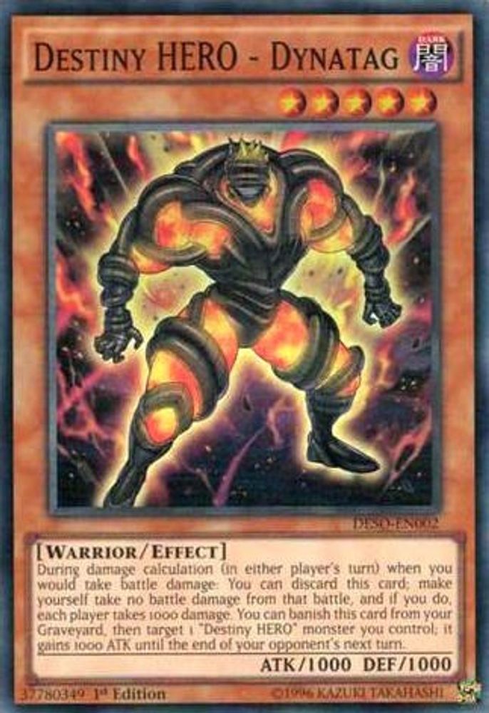 Destiny HERO - Dynatag (DESO-EN002) - Super Rare