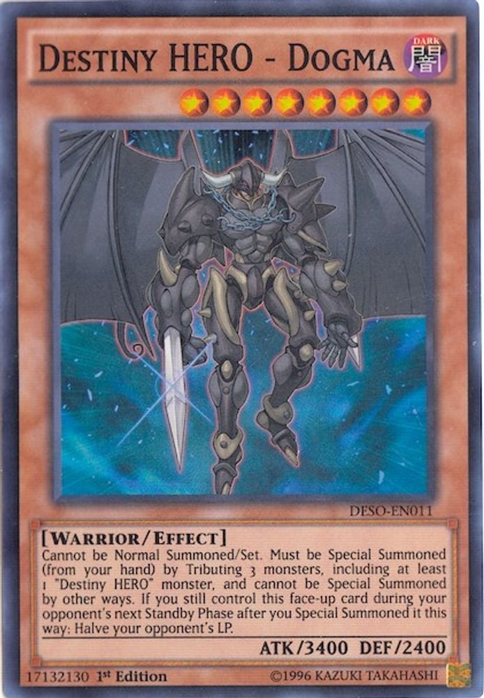 Destiny HERO - Dogma (DESO-EN011) - Super Rare
