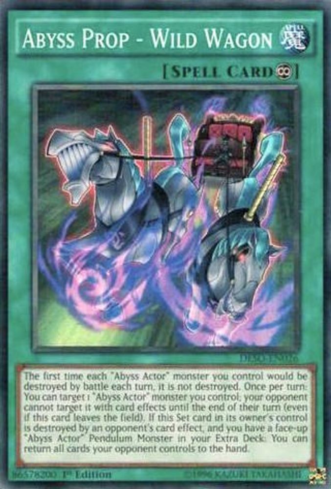 Abyss Prop - Wild Wagon (DESO-EN026) - Super Rare