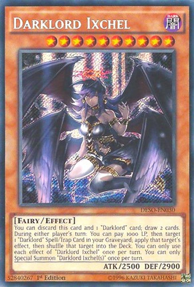 Darklord Ixchel (DESO-EN030) - Secret Rare
