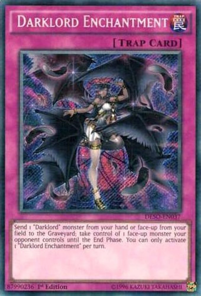 Darklord Enchantment (DESO-EN037) - Secret Rare