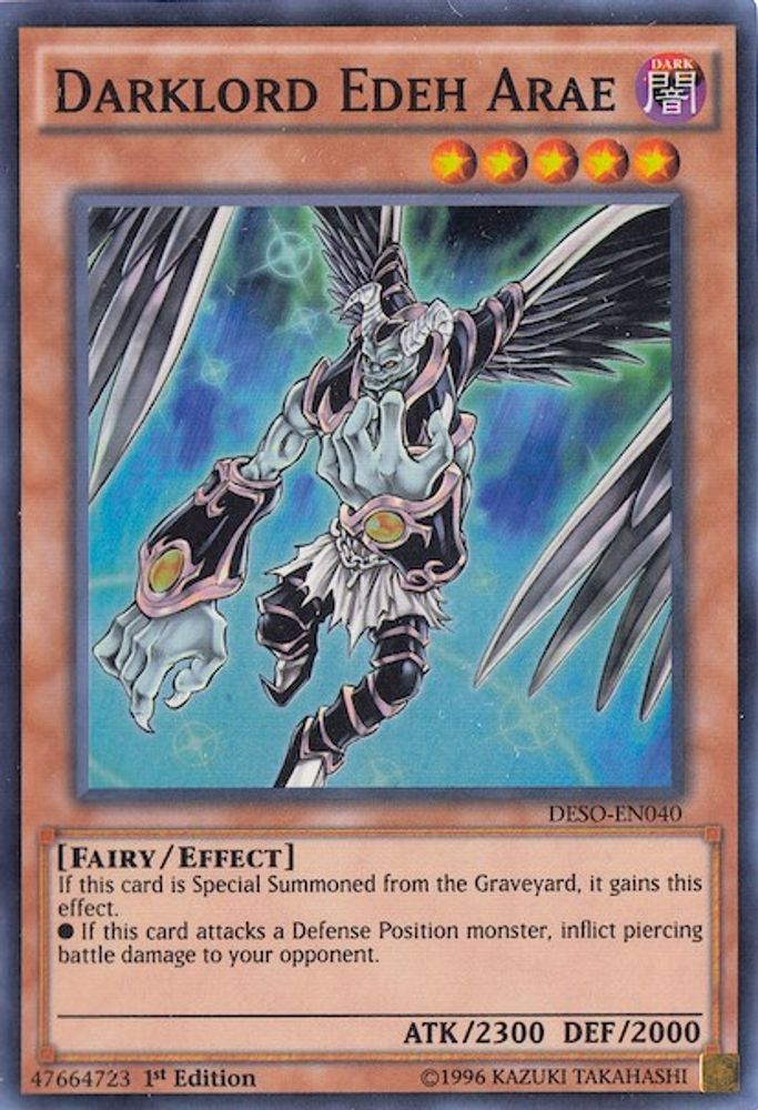 Darklord Edeh Arae (DESO-EN040) - Super Rare