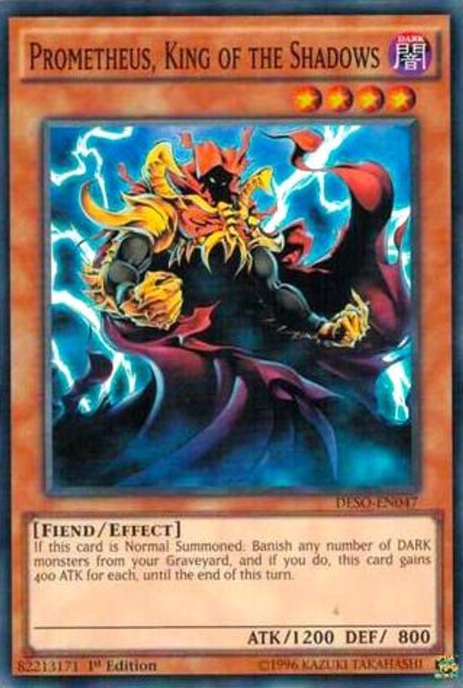 Prometheus, King of the Shadows (DESO-EN047) - Super Rare
