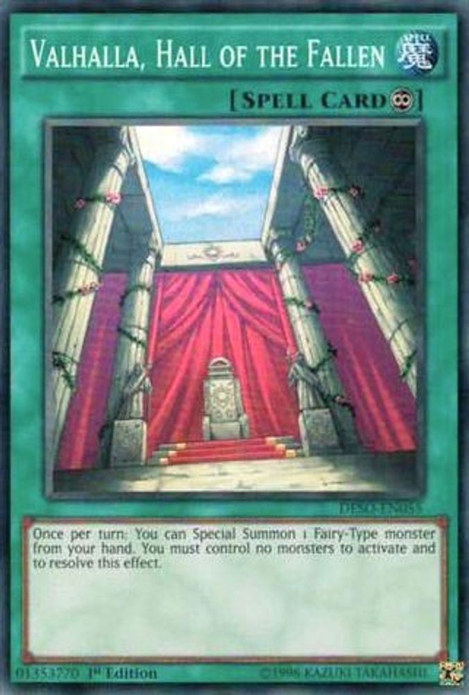 Valhalla, Hall of the Fallen (DESO-EN055) - Super Rare