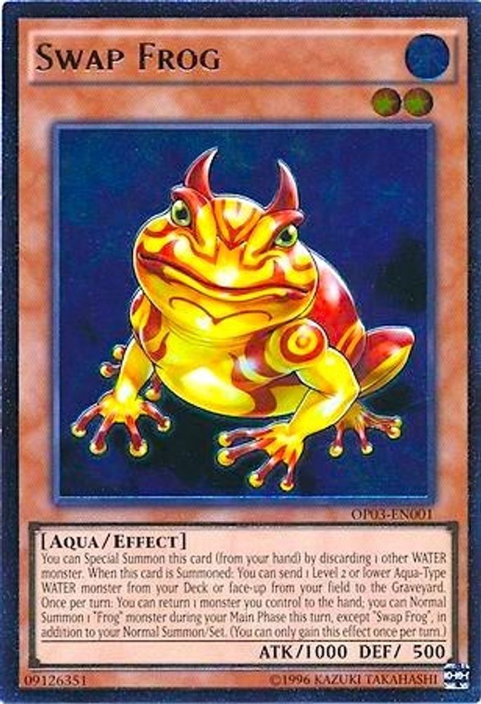 Swap Frog [OP03-EN001] Ultime Rare 