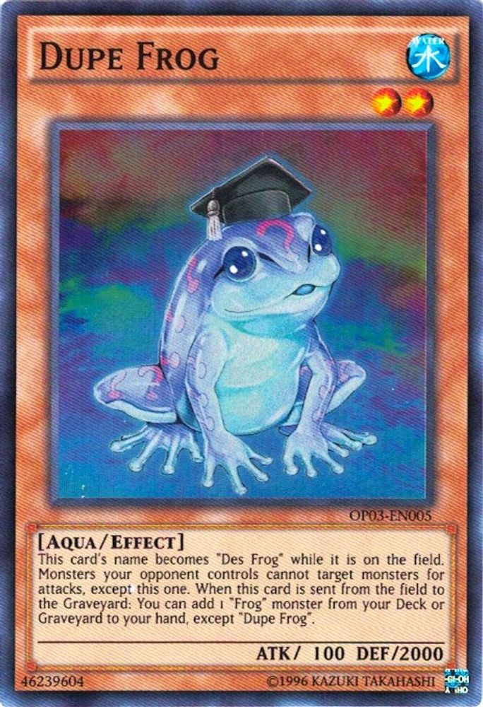 Dupe Frog (OP03-EN005) - Super Rare