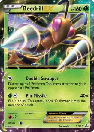 Beedrill EX XY157  - Holofoil - Promo
