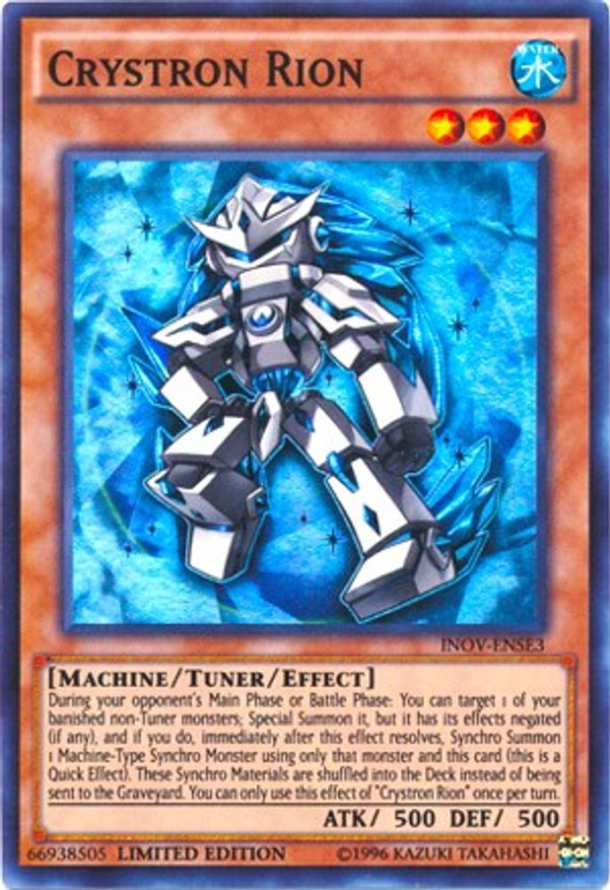 Crystron Rion (INOV-ENSE3) - Super Rare