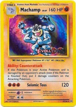 Machamp (XY Evolutions Prerelease)  - Holofoil - Promo
