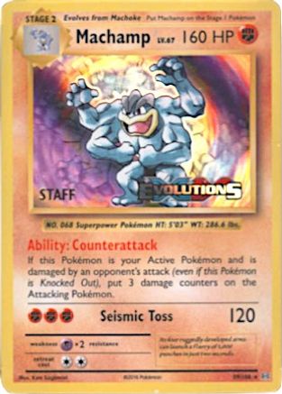 Machamp (59/108) (Avant-première du personnel d'évolutions XY) [XY : Promos Black Star] 