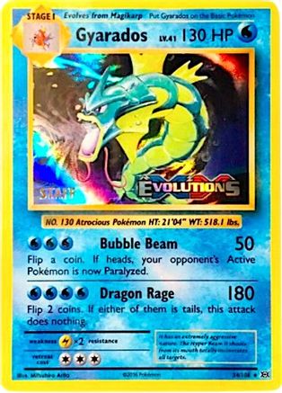 Léviator (34/108) (avant-première du bâton XY Evolutions) [XY : Black Star Promos] 