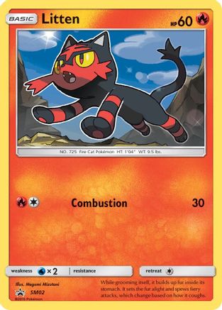Litten - SM02  - Holofoil - Promo